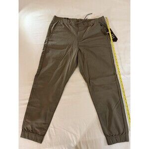 DUER Nustretch Jogger Mens 34x29 Thyme Green Elastic Waist Cuffed NWT
